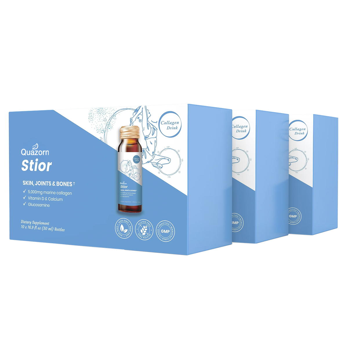 Heivy Stior Liquid Collagen Drink for Joint & Bone Strength