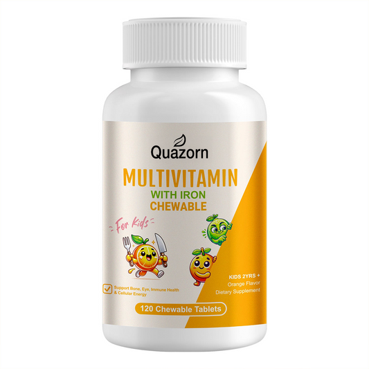 Heivy Multivitamin with Iron - CHEWABLE TABLETS FOR GROWTH & VITALITY(For kids)